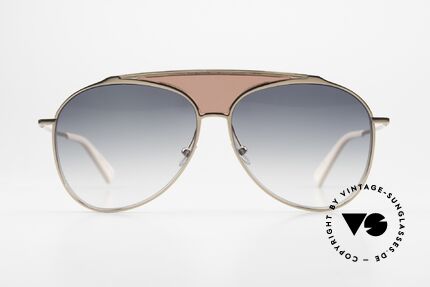 Christian Roth Funker Rosé Gold Titanium Frame, aviator sunglasses in XL size for ladies and gentlemen, Made for Men and Women