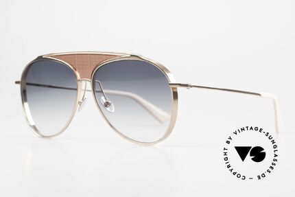 Christian Roth Funker Rosé Gold Titanium Frame, made in Japan Titanium frame, costly rosé-gold plated, Made for Men and Women