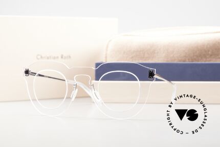 Christian Roth Matos Transparent Glasses Unisex, Size: medium, Made for Men and Women