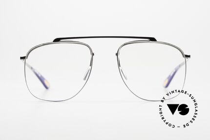 Christian Roth 5USW Interesting Construction, striking men's eyeglasses, metal frame in "gunmetal", Made for Men