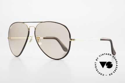 Ray Ban Large Metal II Self-Darkening Sun Lenses, high-end B&L changeable lenses (darken automatically), Made for Men