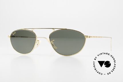 Ray Ban Modified Aviator Great Vintage Character, Ray-Ban sunglasses of the 'Vintage Metal Collection', Made for Men and Women