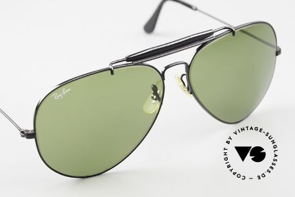 Ray Ban Outdoorsman II USA Shades 80's Aviator, NO RETRO shades, but an old original in 62/14 size, Made for Men