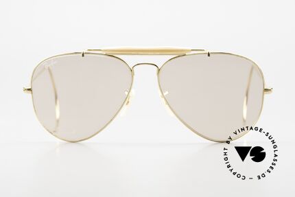 Ray Ban Outdoorsman Sport Changeable Automatic Lenses, the sunglass classic par excellence in 58mm size, Made for Men and Women