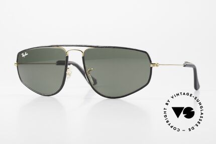 Ray Ban Fashion Metal 3 Limited Leather Edition 80s, vintage frame of the Fashion Metal Collection, Made for Men and Women