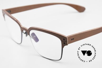 Lucas de Stael Minotaure M22 Genuine Cow Leather Specs, luxury model with leather cover (connoisseur glasses), Made for Men