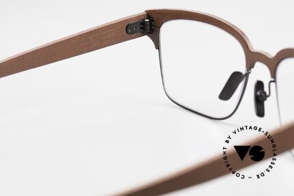 Lucas de Stael Minotaure M22 Genuine Cow Leather Specs, the frame can be glazed as desired (progressive vision), Made for Men