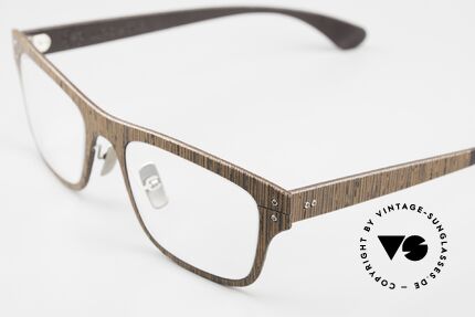 Lucas de Stael Nemus 22 Wood + Genuine Cow Leather, Nemus Collection made with extra adjustable nosepads, Made for Men