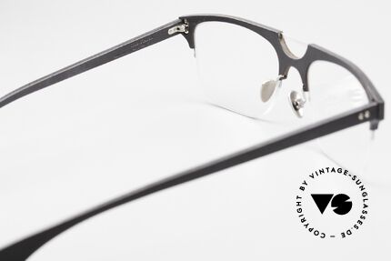 Lucas de Stael Minotaure Thin 15 Glasses With Leather Cover, the frame can be glazed as desired (progressive vision), Made for Men