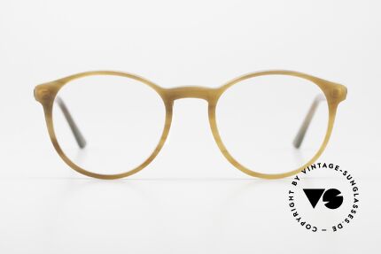 Hoffmann TG8310 Natural Horn Titanium Frame, unique natural horn glasses from the Ti-Line Collection, Made for Men and Women