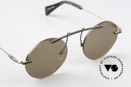 Yohji Yamamoto YY7011 Rimless Design Sunglasses, Size: medium, Made for Men and Women