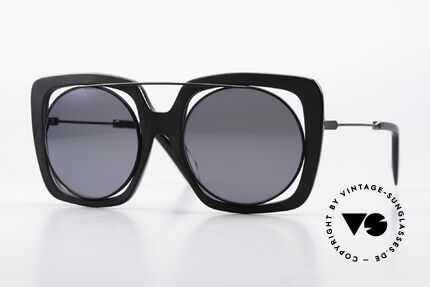 Yohji Yamamoto YY7009 Oversized Shades Avantgarde Details