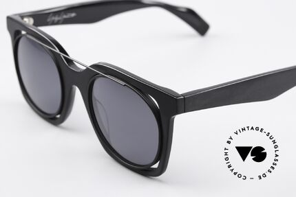 Yohji Yamamoto YY7008 Sun Lenses Matt Mirrored, expressive designer sunglasses with "character", Made for Women