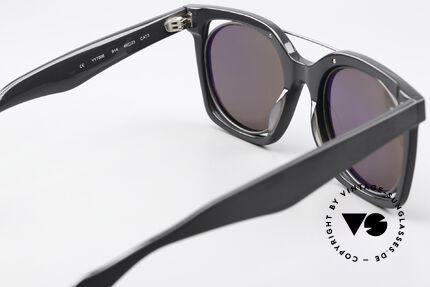 Yohji Yamamoto YY7008 Oversize Design Avantgarde, MATT BROWN MIRRORED sun lenses (100% UV), Made for Women