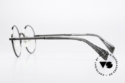 Yohji Yamamoto YY3007 Round Frame Avantgarde, unworn, round unisex model from 2017; statement, Made for Men and Women