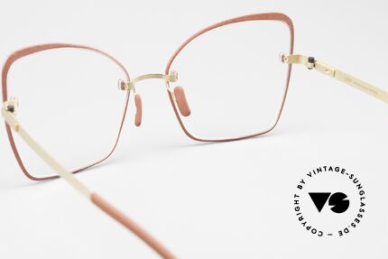 Götti Perspective Bold08 Feminine Designer Glasses, the orig. DEMO lenses can be exchanged as desired, Made for Women