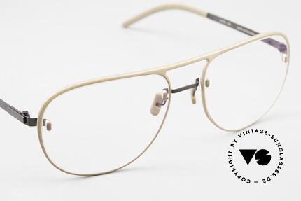 Götti Perspective Bold03 Innovative Aviator Eyewear, unworn designer piece from 2019, with hard case, Made for Men