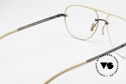 Götti Perspective Bold03 Innovative Aviator Eyewear, the orig. DEMO lenses can be exchanged as desired, Made for Men