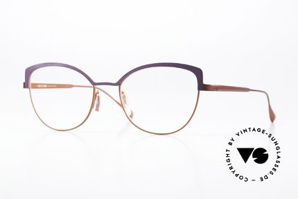 Caroline Abram Yoko Feminine Designer Frame, Caroline Abram eyeglasses, YOKO, size 50-17, Made for Women