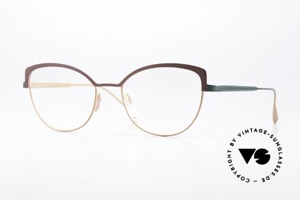 Caroline Abram Yoko Feminine Designer Eyewear, Caroline Abram eyeglasses, YOKO, size 50-17, Made for Women