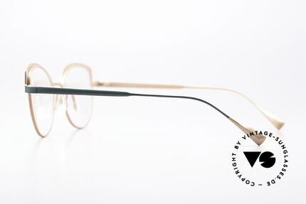 Caroline Abram Yoko Feminine Designer Eyewear, with strong colors and very feminine shapes, Made for Women