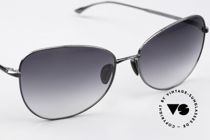 Masunaga 9003 Very Elegant Sunglasses, precision & costly engravings as a stylistic feature, Made for Women