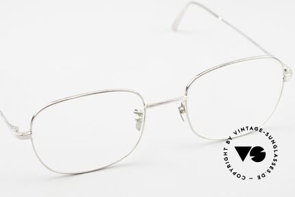 Gernot Lindner GL-301 Square Frame 925 Silver, unisex panto design; suitable for men and women, Made for Men and Women
