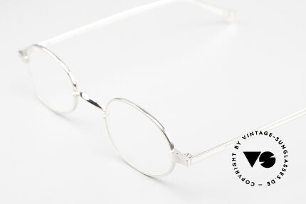 Gernot Lindner GL-I72 Oval 925 Silver Frame, timeless, elegant, precious for all lovers of quality, Made for Men and Women