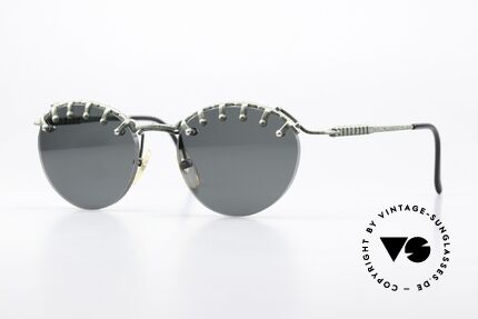 Jean Paul Gaultier 56-5103 Rihanna Vintage Glasses, imaginative vintage Jean Paul GAULTIER sunglasses, Made for Women