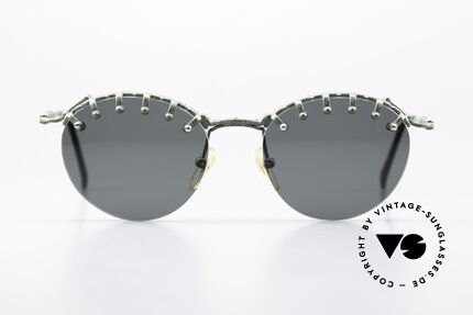 Jean Paul Gaultier 56-5103 Rihanna Vintage Glasses, frame design inspired by bangs / fringe - just fancy!, Made for Women