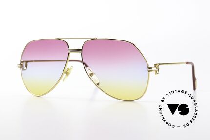 Cartier Vendome LC - L Rare Luxury Aviator Shades Details