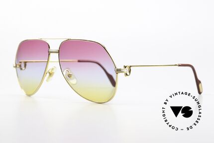 Cartier Vendome LC - L Rare Luxury Aviator Shades, this pair (with L.Cartier decor): LARGE size 62-14, 140, Made for Men and Women