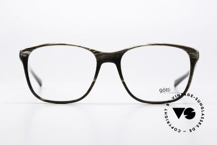 Götti Bogart Genuine Horn Eyeglasses, rare designer piece (made of genuine buffalo horn), Made for Men and Women