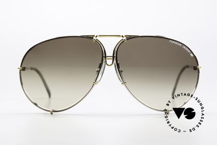 Porsche 5621 Most popular 80's Version, bicolor: gold and silver = best-selling in the 1980's, Made for Men