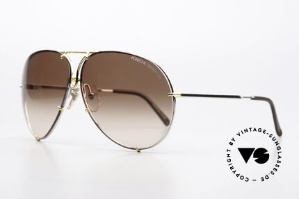 Porsche 5621 80's Bicolor Sunglasses, the legend with interchangeable lenses; true vintage, Made for Men