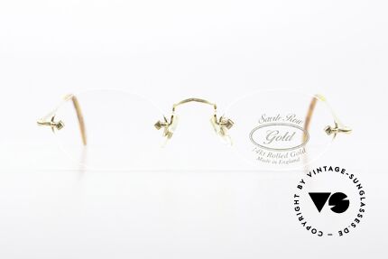 Savile Row Rimless 45/20 Rimless 14kt Gold Filled, 14kt Gold-filled eyeglass-frame, timeless quality, Made for Men and Women