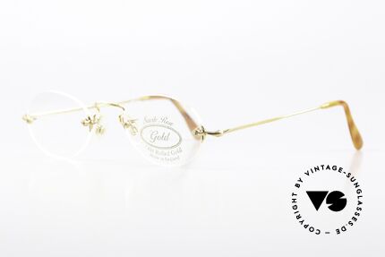 Savile Row Rimless 45/20 Rimless 14kt Gold Filled, finest manufacturing (handmade in England, UK), Made for Men and Women