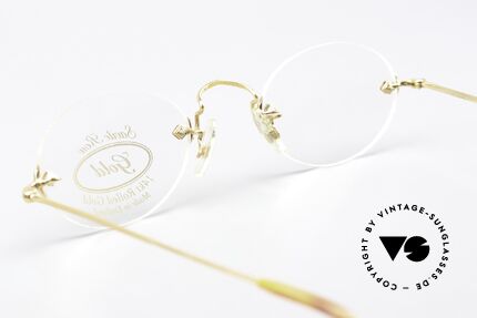 Savile Row Rimless 45/20 Rimless 14kt Gold Filled, 20mm bridge; the old DEMOS should be replaced, Made for Men and Women