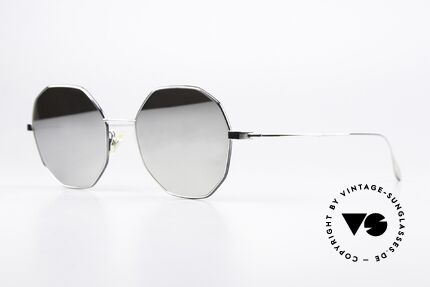 Yuichi Toyama US-013 Silver Mirrored Sunnies, Y. Toyama was inspired by sculptor Alexander Calder, Made for Men and Women