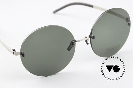 Götti Perspective PRS02 Rimless Round Sunglasses, unworn designer piece from 2017, with hard case, Made for Men and Women