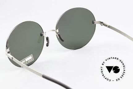 Götti Perspective PRS02 Rimless Round Sunglasses, non-reflecting sun lenses for 100% UV protection, Made for Men and Women