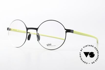 Götti Tamal Round Titan Eyeglasses, tangible top quality; timeless in color and shape, Made for Men and Women