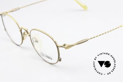 Jean Paul Gaultier 55-2172 Vintage Round Eyeglasses, orig. DEMO lenses (collector's item), size 48/19, Made for Men and Women
