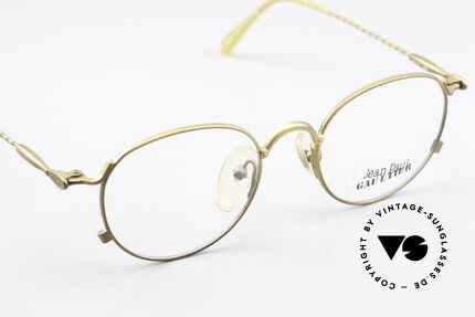 Jean Paul Gaultier 55-2172 Vintage Round Eyeglasses, unused (like all our rare J.P.G vintage eyewear), Made for Men and Women