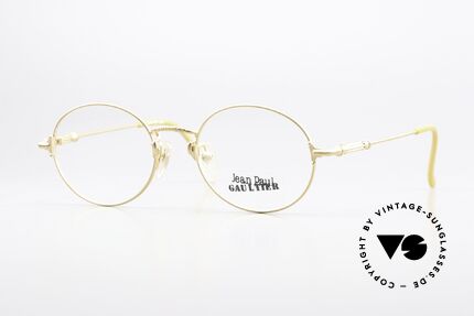 Jean Paul Gaultier 55-6109 Round Vintage Specs 90s Details