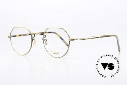 Oliver Peoples OP43 80's 90's Original Frame, striking UNISEX model OP-43 T-AG (antique gold), Made for Men and Women