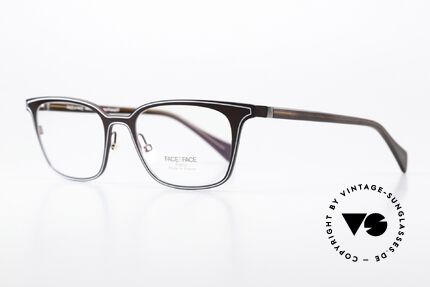 Face a Face Vicky 3 Design With Fine Lines, metal front with very fine lines, discreetly colored, Made for Women
