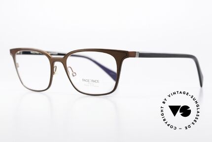 Face a Face Vicky 3 Noble Handmade in France, metal front with very fine lines, discreetly colored, Made for Women