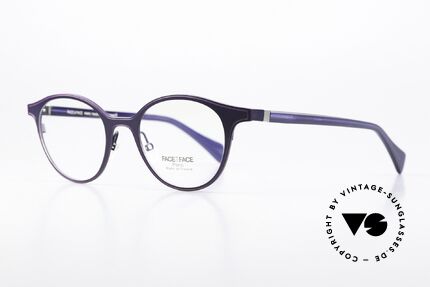 Face a Face Vicky 2 Interesting Women's Glasses, metal front with very fine lines, discreetly colored, Made for Women