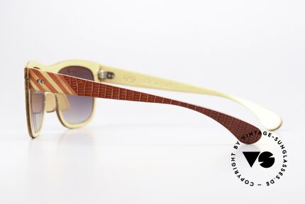 Lucas de Stael Christine Phung Iguana Skin & Leather, here, small colored leather strips were put together, Made for Men and Women